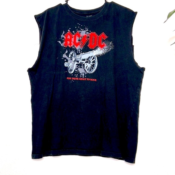 Vintage ACDC cutoff shirt - Picture 1 of 9